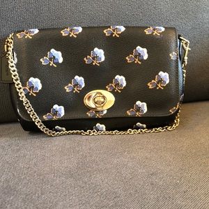 Coach leather clutch